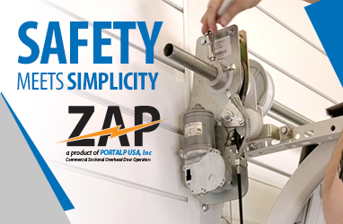 ZAP – COMMERCIAL SECTIONAL OVERHEAD DOOR OPERATORS