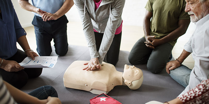 First aid training 