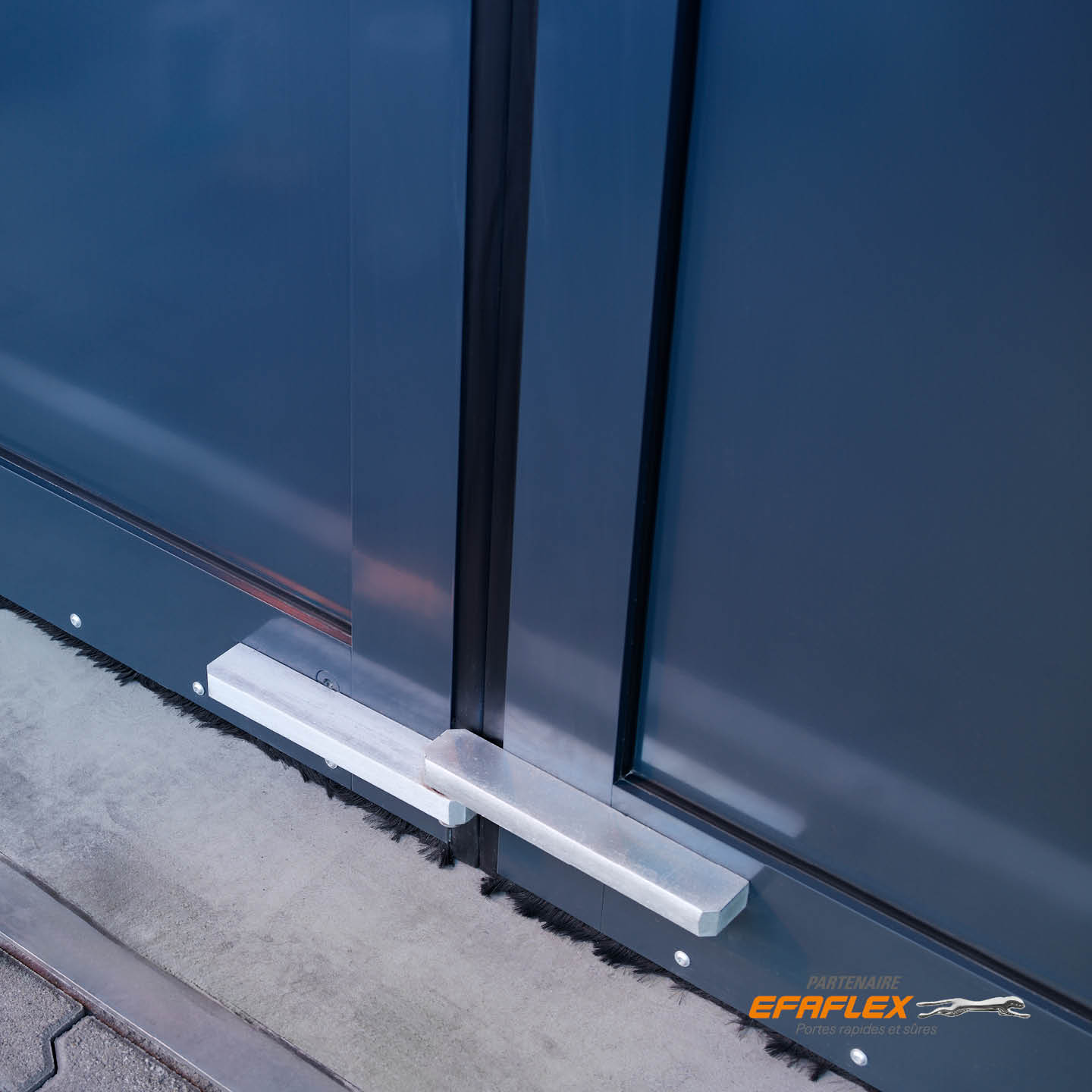 portalp porte pliante accordeon EFAFLEX, mécanisme
