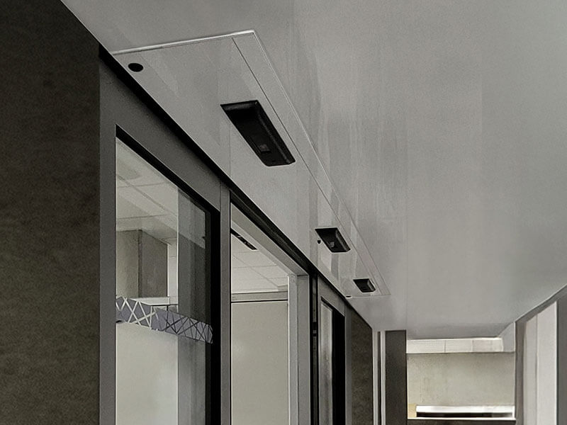 Trappe faux plafond d'une porte automatique Portalp