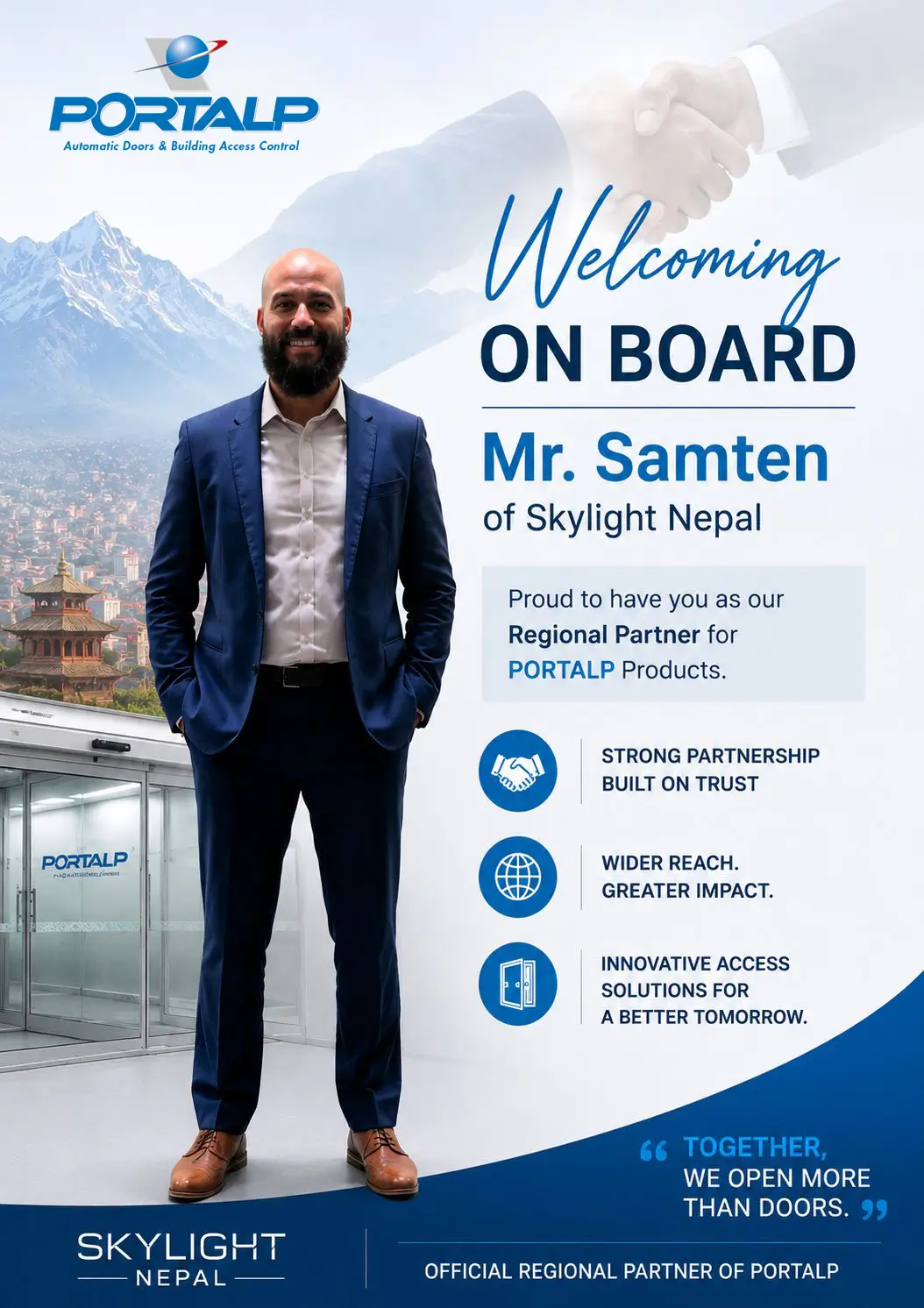 Portalp new partner in Nepal